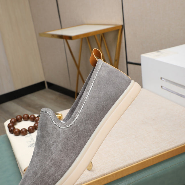 LP VENICE WALK LOAFERS LIGHT GRAY SUEDE
