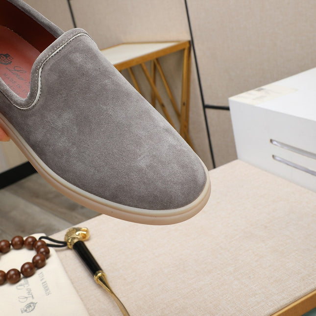 LP VENICE WALK LOAFERS LIGHT GRAY SUEDE