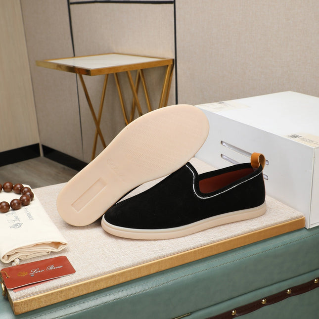LP VENICE WALK LOAFERS BLACK SUEDE