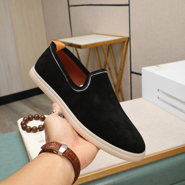LP VENICE WALK LOAFERS BLACK SUEDE