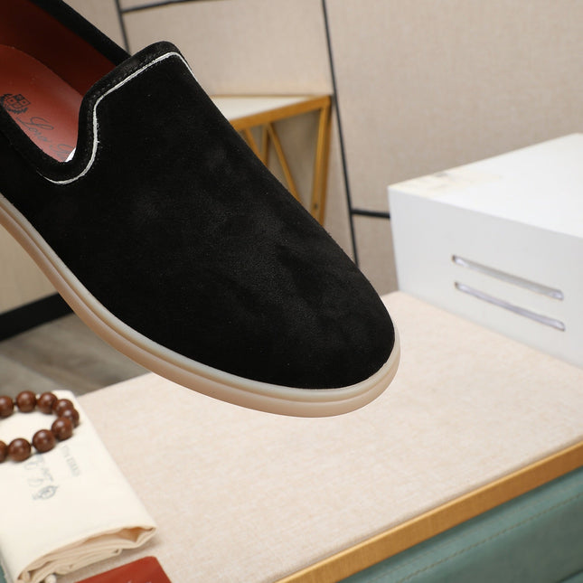 LP VENICE WALK LOAFERS BLACK SUEDE