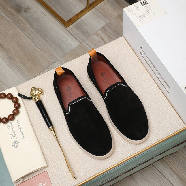 LP VENICE WALK LOAFERS BLACK SUEDE