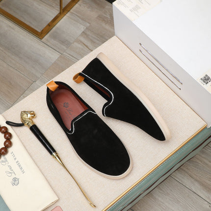 LP VENICE WALK LOAFERS BLACK SUEDE
