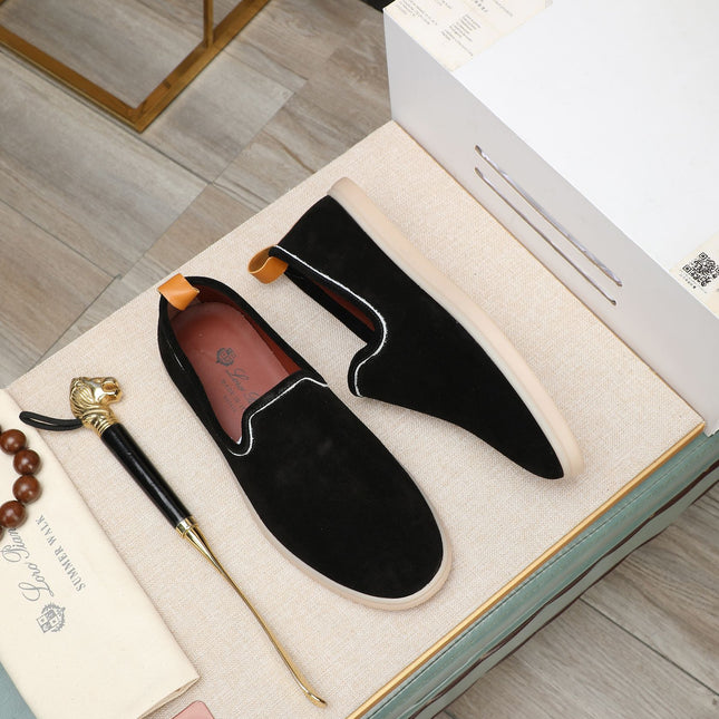LP VENICE WALK LOAFERS BLACK SUEDE