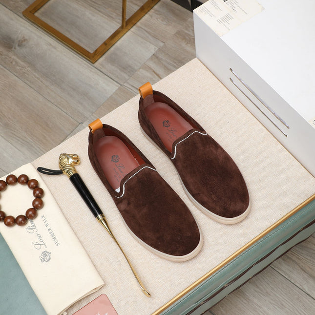 LP VENICE WALK LOAFERS BROWN SUEDE