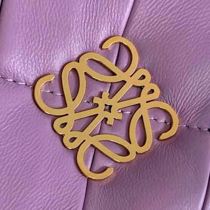 LOEWE 25S PUFFER GOYA BAG 23 IN LIGHT LAVENDER NAPPA LAMBSKIN