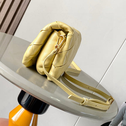 LOEWE 25S PUFFER GOYA BAG 20 IN LIGHT YELLOW NAPPA LAMBSKIN