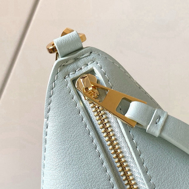 LOEWE 25S PUZZLE FOLD BAG 23 IN PALE BLUE CALFSKIN