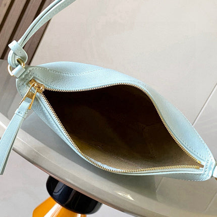 LOEWE 25S PUZZLE FOLD BAG 23 IN PALE BLUE CALFSKIN