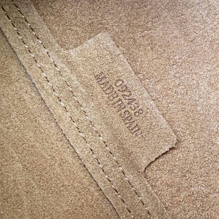 LOEWE 25S PUZZLE FOLD BAG 23 IN DARK BEIGE CALFSKIN