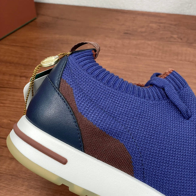 LP 360 LP FLEXY WALK SNEAKER COBALT AND BROWN CASHMERE