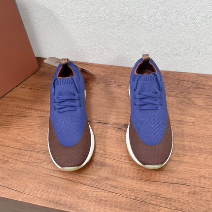 LP 360 LP FLEXY WALK SNEAKER COBALT AND BROWN CASHMERE