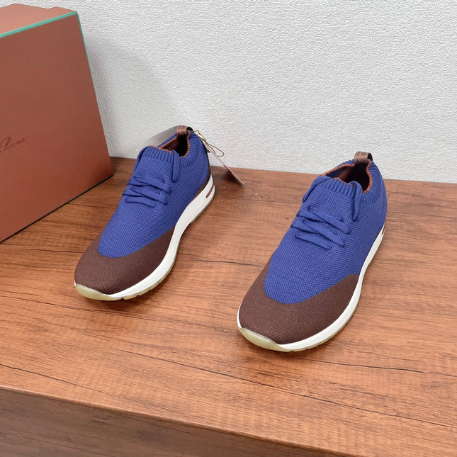 LP 360 LP FLEXY WALK SNEAKER COBALT AND BROWN CASHMERE