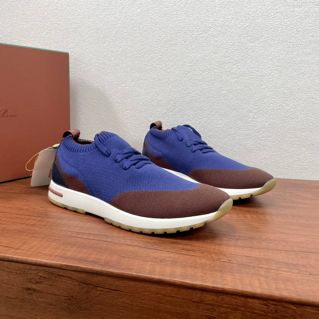 LP 360 LP FLEXY WALK SNEAKER COBALT AND BROWN CASHMERE