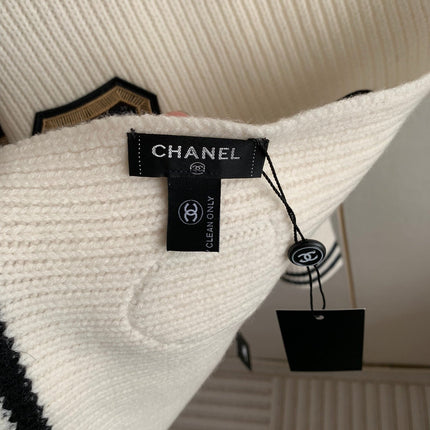 SCARF 200 CM IN WHITE PURE CASHMERE WITH STICKER 392880