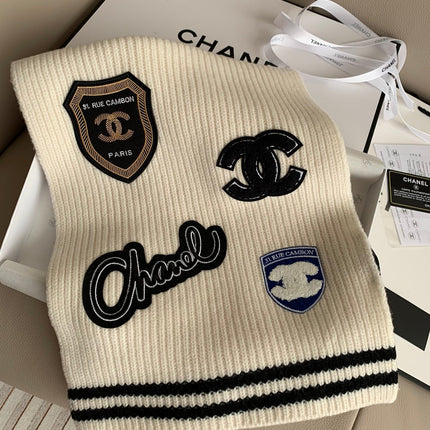 SCARF 200 CM IN WHITE PURE CASHMERE WITH STICKER 392880