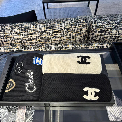 SCARF 200 CM IN BLACK PURE CASHMERE WITH STICKER 392881