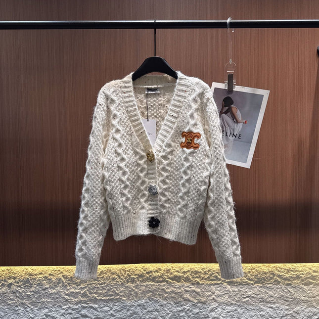 CELINE 25S KNITTED CARDIGAN 0118