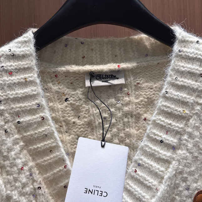CELINE 25S KNITTED CARDIGAN 0118