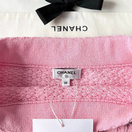 Chanel 25P Mini Skirt Pink Tweed 237296