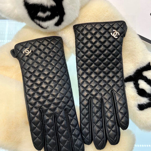 GLOVES IN BLACK LAMBSKIN 463832