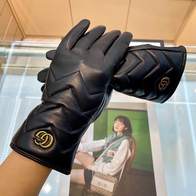 MARMONT GLOVES IN BLACK LAMBSKIN 463844