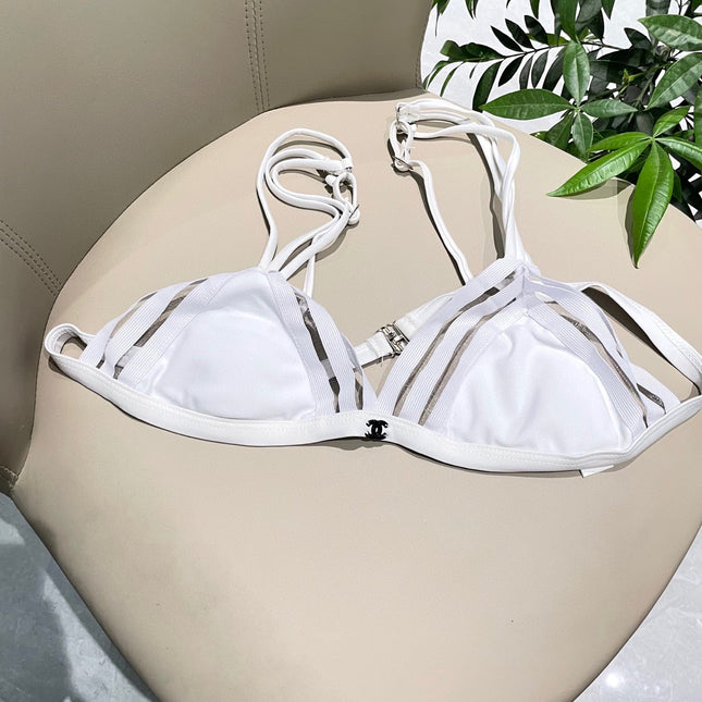 CC BIKINI SWIMSUIT SET IN WHITE 608920