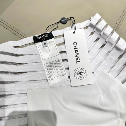 CC BIKINI SWIMSUIT SET IN WHITE 608920