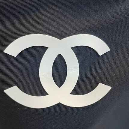 CC BIKINI SWIMSUIT SET IN BLACK AND WHITE TRIM WHITE WAIST TIE DETAIL 613721