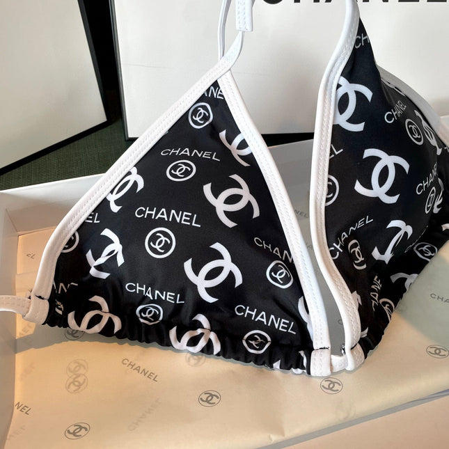 BIKINI SWIMSUIT IN BLACK AND WHITE AND PRINTED 627825