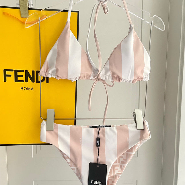 FENDI BIKINI 25S TWO PIECE IN LIGHT PINK 742659