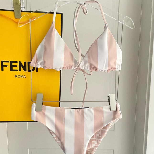 FENDI BIKINI 25S TWO PIECE IN LIGHT PINK 742659