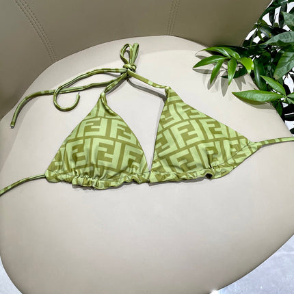 FENDI BIKINI 25S TWO PIECE IN GREEN 742660