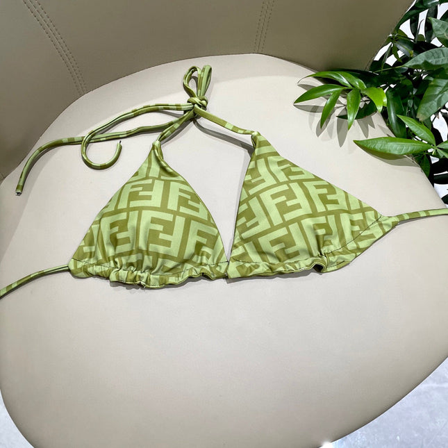 FENDI BIKINI 25S TWO PIECE IN GREEN 742660
