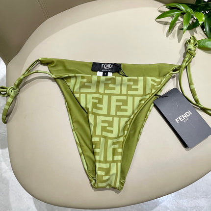 FENDI BIKINI 25S TWO PIECE IN GREEN 742660