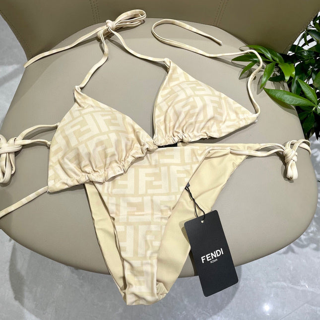 FENDI BIKINI 25S TWO PIECE IN BEIGE 742661