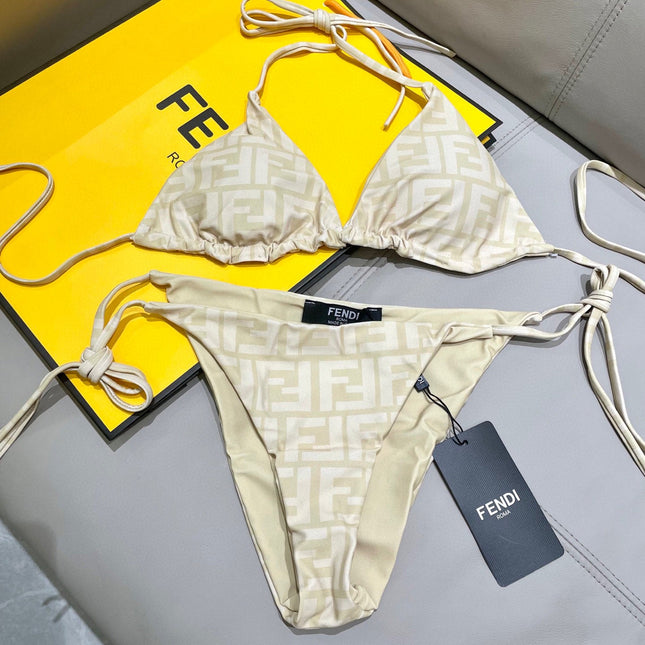 FENDI BIKINI 25S TWO PIECE IN BEIGE 742661