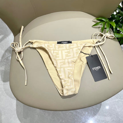 FENDI BIKINI 25S TWO PIECE IN BEIGE 742661