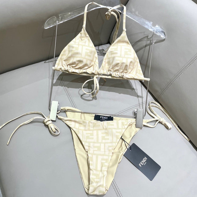 FENDI BIKINI 25S TWO PIECE IN BEIGE 742661