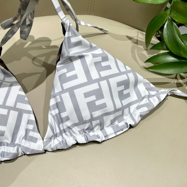 FENDI BIKINI 25S TWO PIECE IN GRAY 742663