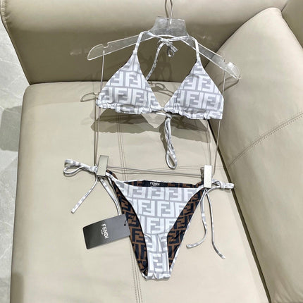 FENDI BIKINI 25S TWO PIECE IN GRAY 742663