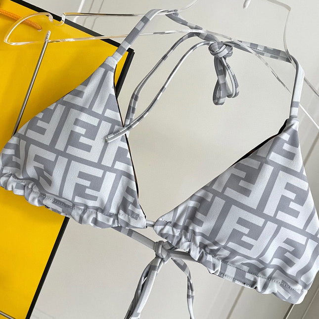 FENDI BIKINI 25S TWO PIECE IN GRAY 742663