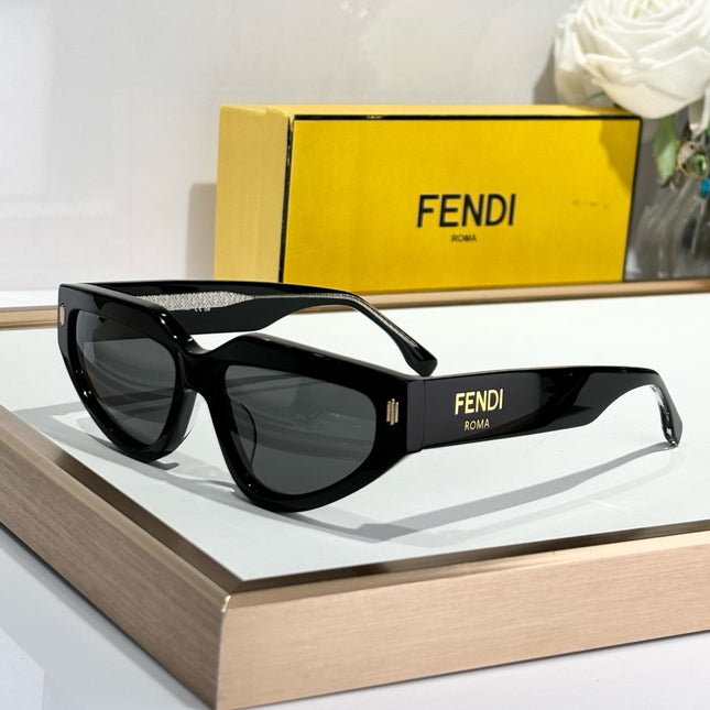 ROMA CAT-EYE FRAME SUNGLASSES FE40163U IN ACETATE