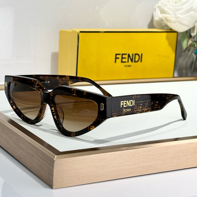 ROMA CAT-EYE FRAME SUNGLASSES FE40163U IN ACETATE