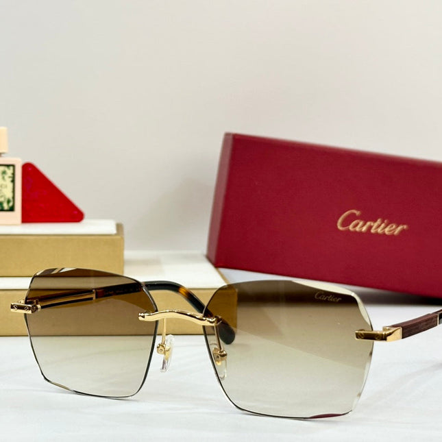 SANTOS SQUARE FRAME SUNGLASSES 530303 IN METAL