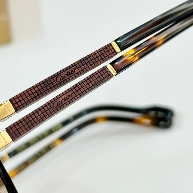 SANTOS SQUARE FRAME SUNGLASSES 530303 IN METAL