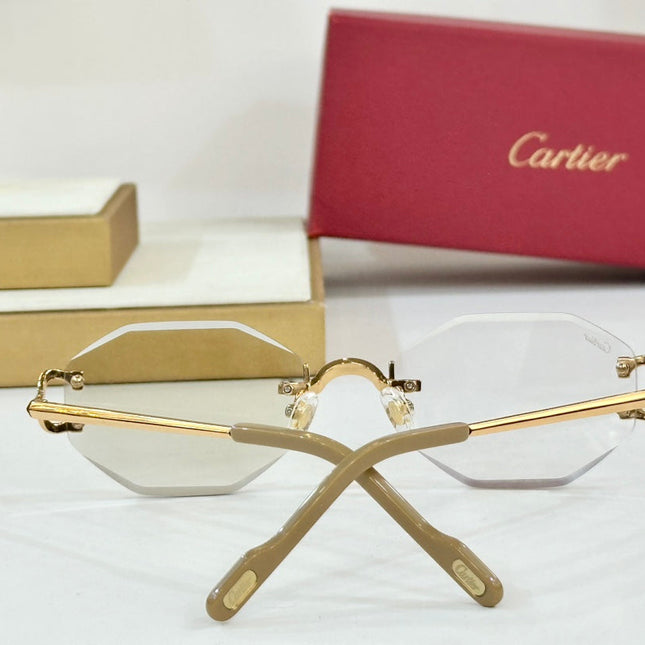 PHOTOCHROMIC LENSES GEOMETRIC FRAME SUNGLASSES CT0581S IN METAL