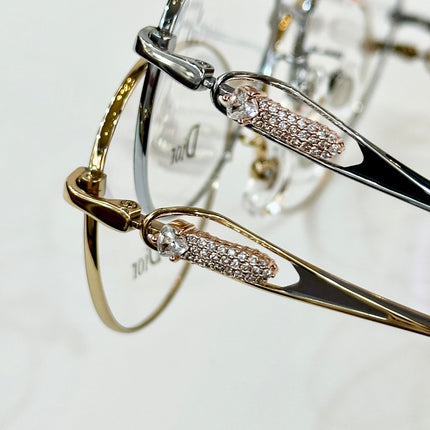 MONTAIGNE SUNGLASS CD 0269/S IN TITANE EMBELLISHES STONES