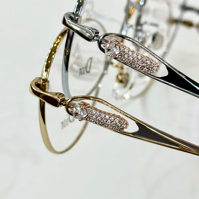 MONTAIGNE SUNGLASS CD 0269/S IN TITANE EMBELLISHES STONES