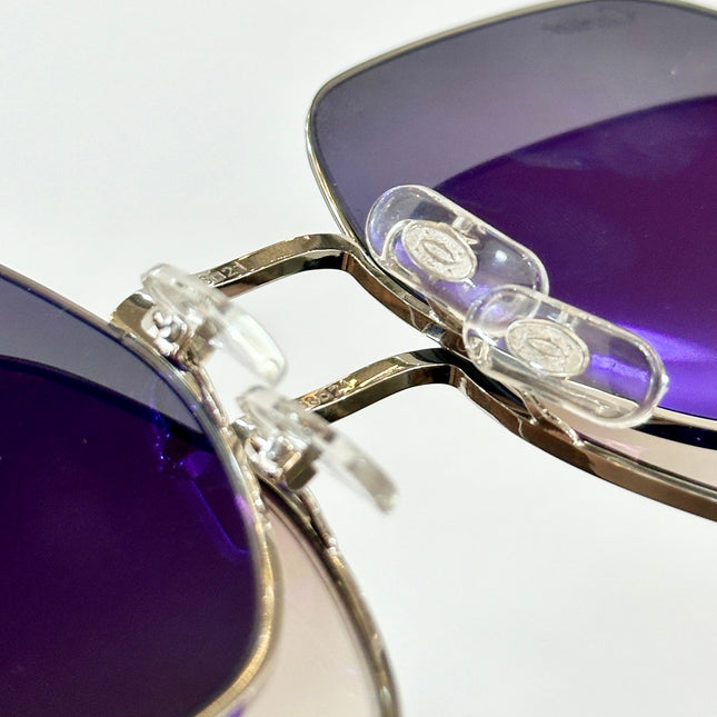 PANTHÈRE ROUND FRAME SUNGLASSES CT0267 IN METAL